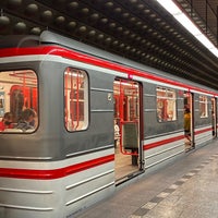 Photo taken at Metro =A= Staroměstská by Claudio B. on 10/3/2021