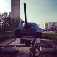 Photo taken at Памятник «САУ СУ-100» by Михаил М. on 9/26/2014