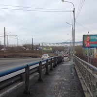 Photo taken at Мичуринский мост by Liam T. on 3/14/2014