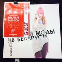 Photo taken at Belarus Fashion Week by Anastasia S. on 4/12/2014