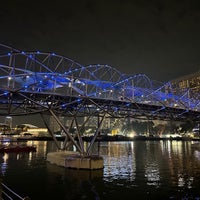 Photo taken at The Helix Bridge by James Z. on 3/11/2024