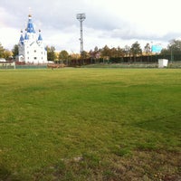Photo taken at Стадион «Торпедо» by Irina T. on 10/5/2014