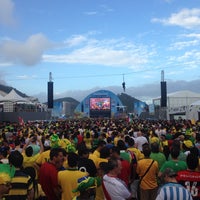 Photo taken at FIFA Fan Fest by Rob K. on 6/12/2014