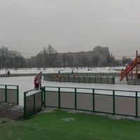 Photo taken at Каток на Ленинском by Artem P. on 2/16/2013