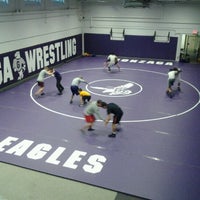Photo taken at Gonzaga Wrestling Room by Eric C. on 12/9/2012