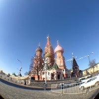 Photo taken at St. Basil&#39;s Cathedral by Александр К. on 4/13/2013