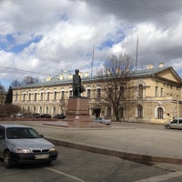 Photo taken at Филологический факультет СПбГУ by Ruslan N. on 4/19/2013