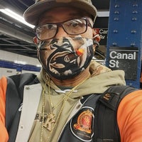 Photo taken at MTA Subway - Canal St (A/C/E) by Señor C. on 1/30/2024