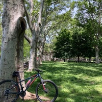 Photo taken at Monsignor McGolrick Park by Vincent N. on 5/25/2022