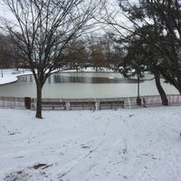 Photo taken at Bowne Park Pond by Vincent N. on 1/8/2017