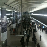 Photo taken at Canary Wharf Station Bus Stop by Gorka A. on 10/31/2012