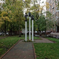 Photo taken at Памятник Тютчеву by Илья Т. on 10/3/2012