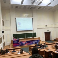 Photo taken at Шуваловский корпус МГУ by ViktoriyaShh on 10/13/2019