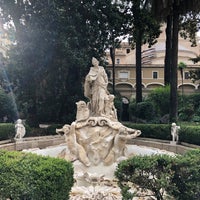 Photo taken at Giardino Storico di Palazzo Venezia by Erik M. on 11/4/2021