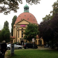 Photo taken at Johanneskirche Lichterfelde by Dany B. on 9/15/2013