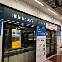 Photo taken at Little India MRT Interchange (NE7/DT12) by はせ た. on 10/21/2022
