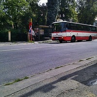 Photo taken at Hostivařské náměstí (bus) by Dominik Z. on 8/14/2011