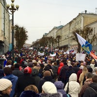 Photo taken at Памятник Ермолову by Svetlana on 11/4/2015