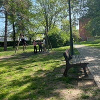 Photo taken at Park Dolní Měcholupy by Petra J. on 5/10/2022