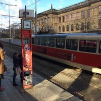 Photo taken at Muzeum (tram) by Ladislav J. on 3/29/2016