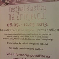 Photo taken at Festival Slastica na Zrinjevcu by Toni w. on 5/8/2013