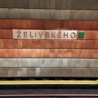 Photo taken at Metro =A= Želivského by Katarína on 7/18/2023