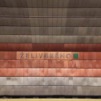 Photo taken at Metro =A= Želivského by Katarína on 11/7/2022