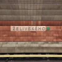 Photo taken at Metro =A= Želivského by Katarína on 10/29/2022