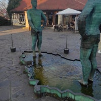Photo taken at Pissing Men Sculpture by Katarína on 3/6/2024