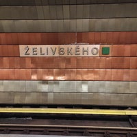 Photo taken at Metro =A= Želivského by Katarína on 12/9/2023