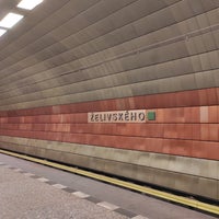 Photo taken at Metro =A= Želivského by Katarína on 9/3/2022