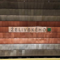 Photo taken at Metro =A= Želivského by Katarína on 6/25/2022