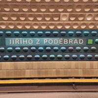 Photo taken at Metro =A= Jiřího z Poděbrad by Katarína on 1/7/2024