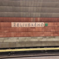Photo taken at Metro =A= Želivského by Katarína on 11/5/2022