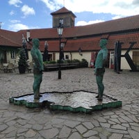 Photo taken at Pissing Men Sculpture by Katarína on 9/18/2022