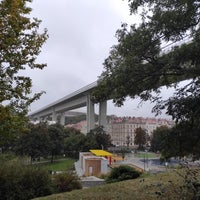 Photo taken at Nusle Bridge by Katarína on 10/8/2023