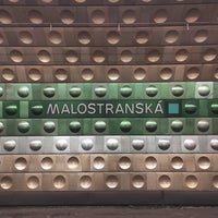 Photo taken at Metro =A= Malostranská by Katarína on 2/19/2023