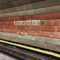 Photo taken at Metro =A= Želivského by Katarína on 12/2/2023