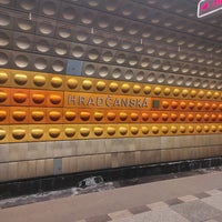 Photo taken at Metro =A= Hradčanská by Katarína on 12/8/2023