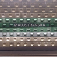 Photo taken at Metro =A= Malostranská by Katarína on 7/10/2021