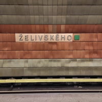 Photo taken at Metro =A= Želivského by Katarína on 11/12/2022