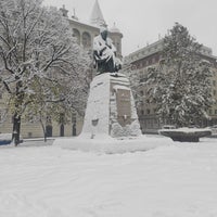 Photo taken at Jiráskovo náměstí by Katarína on 12/2/2023