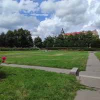 Photo taken at Zítkovy sady by Katarína on 7/30/2023