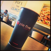 Photo taken at Pie Five Pizza by Brian C. on 4/26/2014
