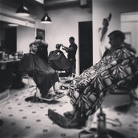 Photo taken at Mojo Barbershop by Larry G. on 9/30/2014