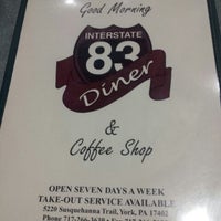 Photo taken at Interstate 83 Diner &amp;amp; Coffee by Brian B. on 12/7/2012