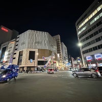 Photo taken at Shinjuku 3 Intersection by Gilles on 1/25/2024