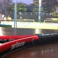 Photo taken at Tennis Court @ Port of Bangkok by Pook L. on 3/28/2013