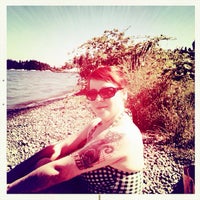 Photo taken at Lake Washington Beach Park by Larissa on 7/6/2013