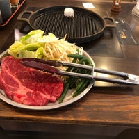 Photo taken at 肉屋の正直な食堂 神田神保町店 by Toshiya M. on 5/12/2019
